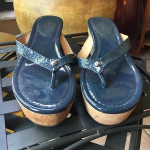 COACH sandals- platform size 11